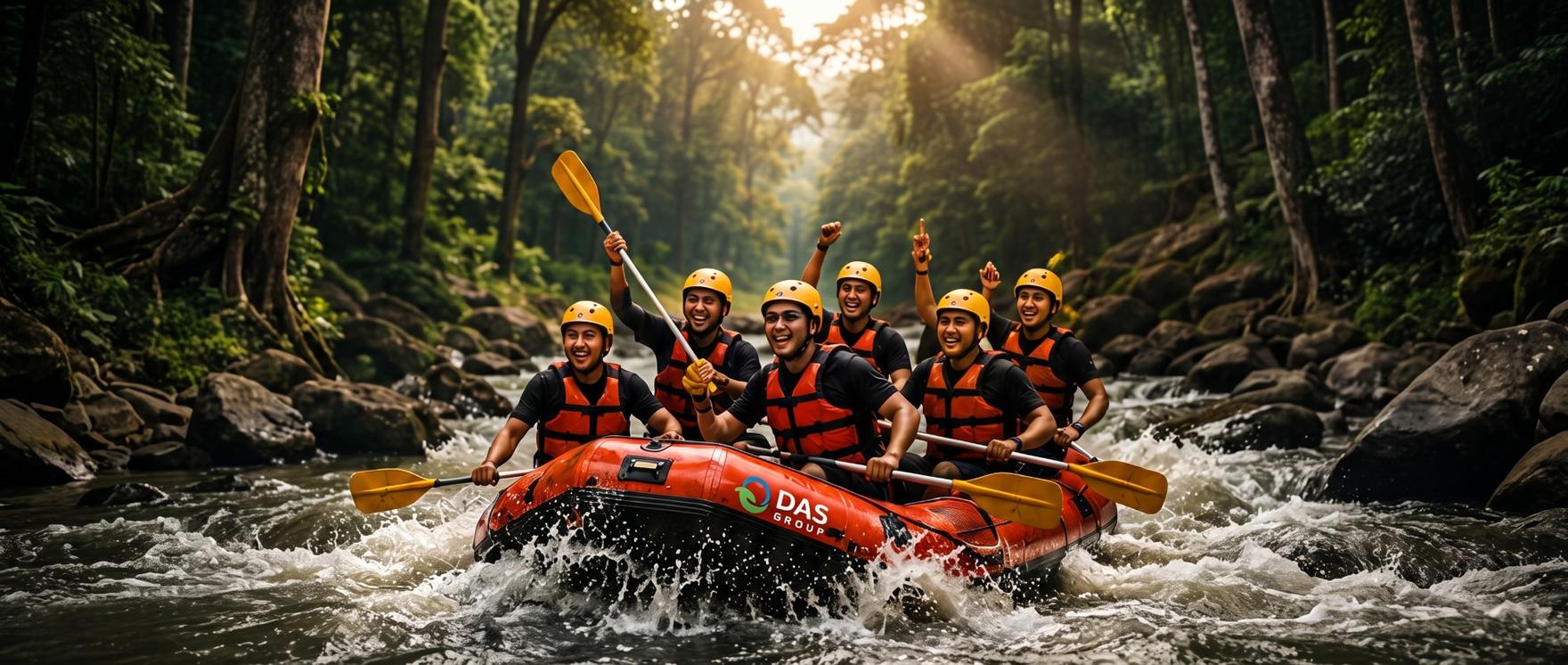 Rafting tim korporat bersama DAS Group